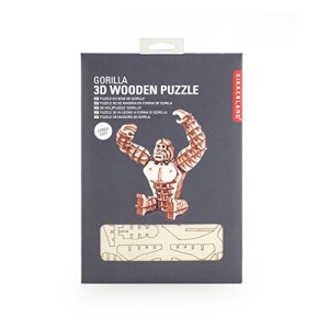 Puzzle 3D In Legno Gorilla Kikkerland