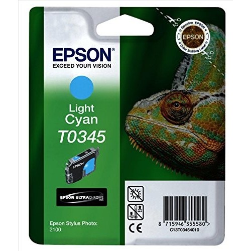 Cartuccia Epson T0345 Light Cyano Originale C13T03454020