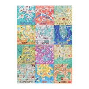 Puzzle 1000pz World Cities Legami