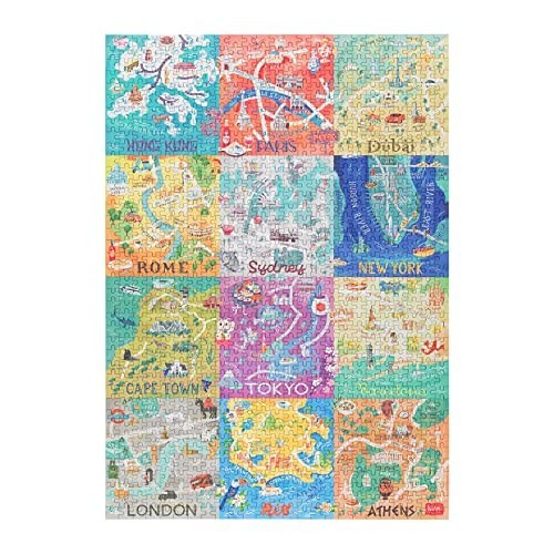 Puzzle 1000pz World Cities Legami