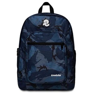 Zaino Invicta Backpack Fantasy Blu a Quadretti