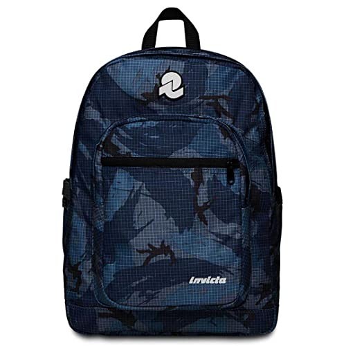 Zaino Invicta Backpack Fantasy Blu a Quadretti