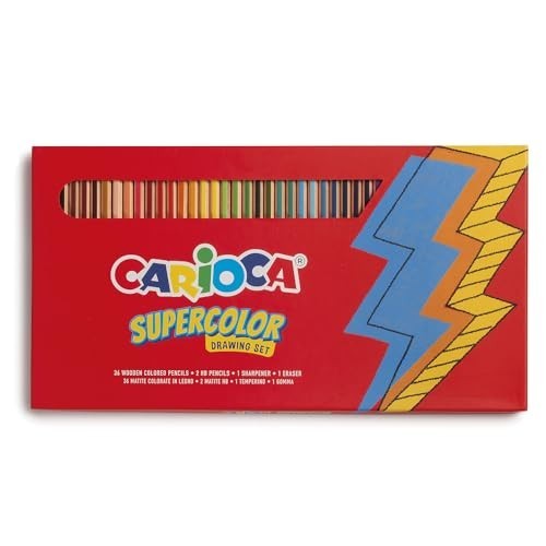 Set da Disegno 40 Pastelli Carioca Supercolor 3,3mm