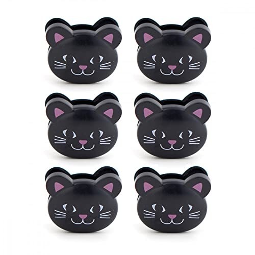 Set 6 Clip Chiudipacco Gatto Kikkerland