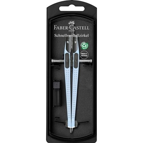 Balaustrone reg. Rapida Grip Azzurro Faber-Castell