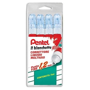 4 Correttori Pentel a Penna 7ml