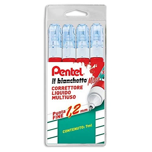 4 Correttori Pentel a Penna 7ml