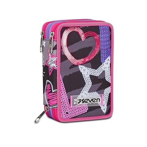 Astuccio 3 Zip Draft Heart Femmina Seven