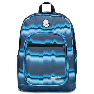 Zaino Invicta Jelek Backpack Grs Fanatsy Blu con Onde