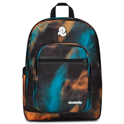 Zaino Invicta Jelek Backpack Grs Fanatsy Nero con sfumature