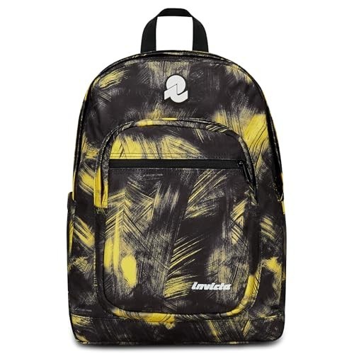 Zaino Invicta Jelek Backpack Grs Fanatsy Nero e Giallo