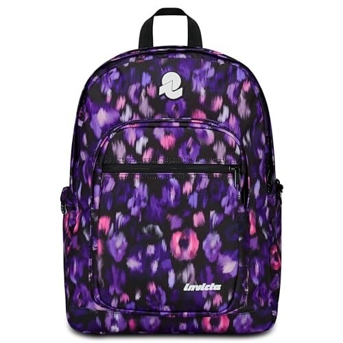 Zaino Invicta Jelek Backpack Grs Fanatsy Viola con Sfumature