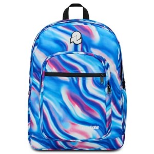 Zaino Invicta Jelek Backpack Grs Fanatsy Blu con Onde Viola Rosa