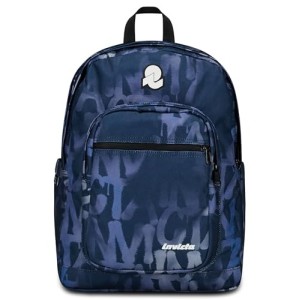 Zaino Invicta Jelek Backpack Grs Fanatsy Blu Scritte