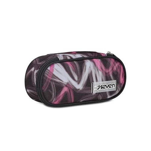 Astuccio Ovale Round Plus Freethink Nero con Sfumature Rosa Girl Seven