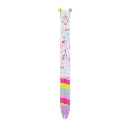 Penna a Sfera a Due Colori - Click&Clack - Unicorn Legami