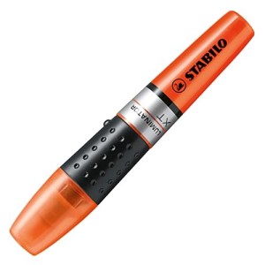 Evidenziatore - STABILO LUMINATOR - lunga durata e doppio tratto (2 + 5 mm) - Arancione