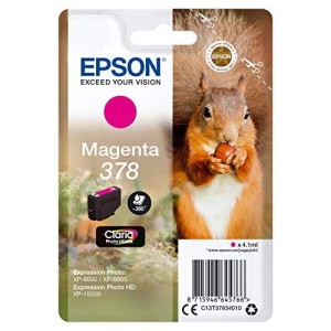 CARTUCCIA EPSON SCOIATTOLO T378M MAGENTA ORIGINALE