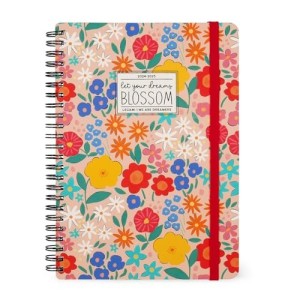 16-MONTH DIARY - 2024/2025 - LARGE WEEKLY SPIRAL BOUND DIARY - FLOWERS