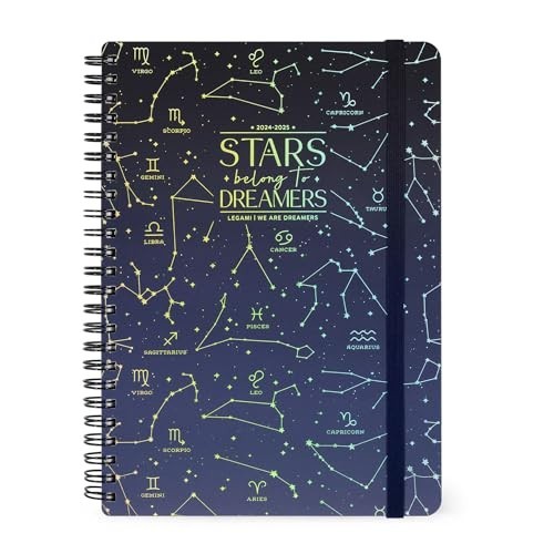 16-MONTH DIARY - 2024/2025 - LARGE WEEKLY SPIRAL BOUND DIARY - STARS