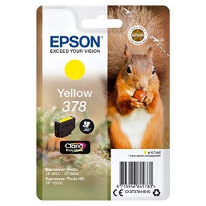 CARTUCCIA EPSON SCOIATTOLO T378Y GIALLO ORIGINALE