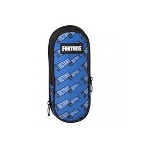 Astuccio Ovale Organizzato 2 Zip Shark Fortnite