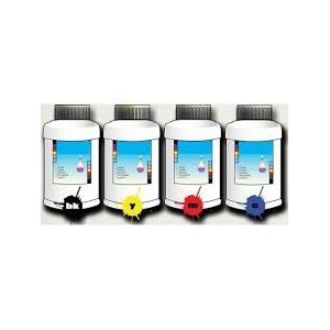 4 FLACONI INCHIOSTRO da 250 ml EPSON BROTHER NO OEM