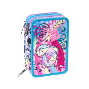 Astuccio 3 Zip SJ Gang Colorjam Seven Femmina