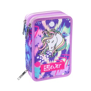 Astuccio 3 Zip SJ Gang SJ Ever Oneunicorn Seven Femmina