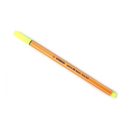 Fineliner - STABILO point 88 - Giallo fluo