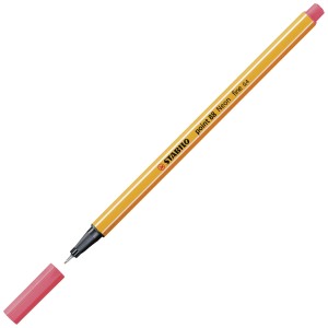 Fineliner - STABILO point 88 - Rosso fluo