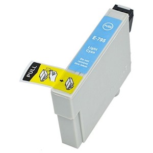 CARTUCCIA COMPATIBILE EPSON T0795 LIGHT CIANO NO OEM