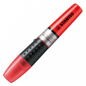 Evidenziatore - STABILO LUMINATOR - lunga durata e doppio tratto (2 + 5 mm) - Rosso