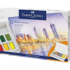 Astuccio 12 Acquerelli Faber-Castell