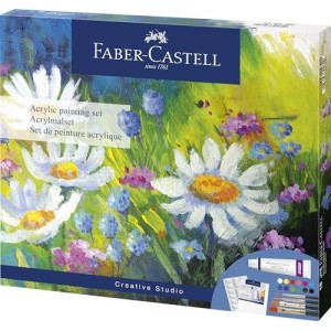 Set per Pittura Acrilica 18 Pezzi Faber-Castell