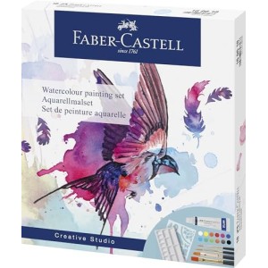 Set per Pittura ad Acqurello 18 Pezzi Faber-Castell