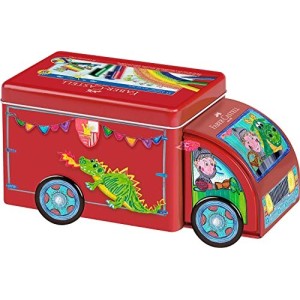 Camioncino in metallo con 33 pennarelli Connector Pens Faber-Castell