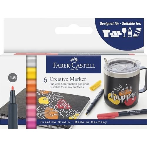 Creative Marker Set da 6 Colori Brezza D'Estate