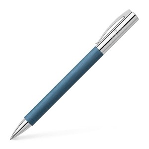 Penna a Sfera Ambition Matte Blue in Resina Pregiata Faber-Castell