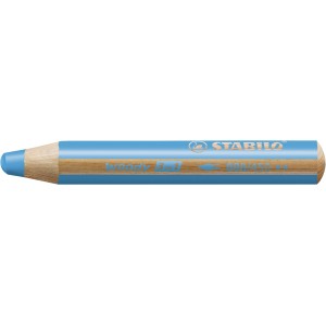 Matita colorata Multi-Funzione - STABILO woody 3 in 1 - Blu cyan