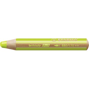 Matita colorata Multi-Funzione - STABILO woody 3 in 1 - Verde Foglia