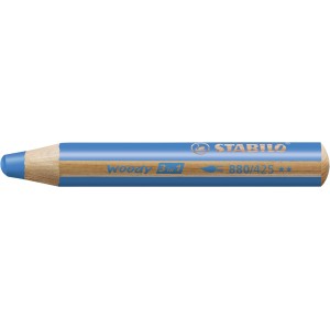 Matita colorata Multi-Funzione - STABILO woody 3 in 1 - Blu cobalto