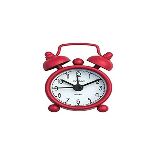 MINI TICK TOCK ALARM CLOCK ROSSA