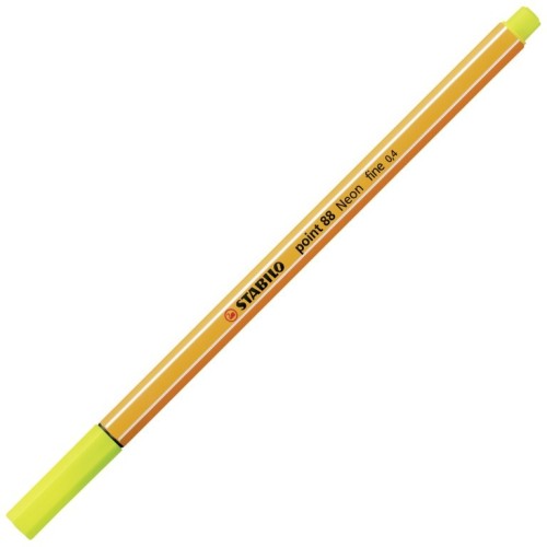 Fineliner - STABILO point 88 - Giallo fluo