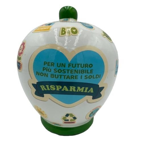 Virca Salvadanaio in Terra Cotta Futuro Sostenibile