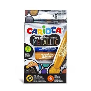 Temperello Metallic Carioca scatola da 6pz