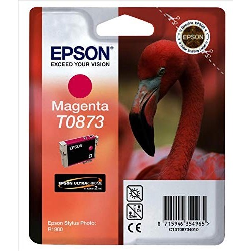 CARTUCCIA ORIGINALE EPSON C13T08734010 T0873 MAGENTA