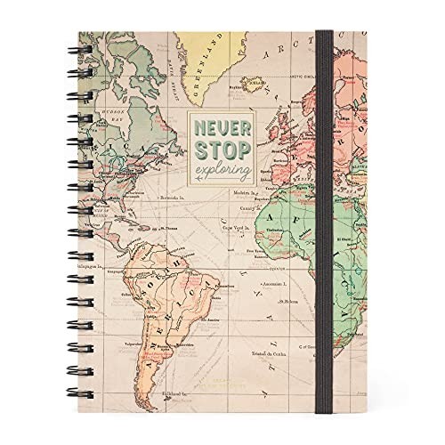 NOTEBOOK CON SPIRALE QUADERNO A5 LEGAMI MAXI TRAVEL