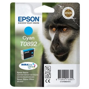 CARTUCCIA ORIGINALE EPSON C13T08924010 T0892 CIANO