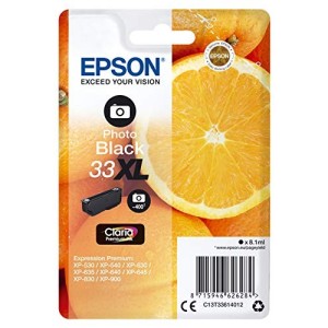 CARTUCCIA ORIGINALE EPSON ARANCIA T3361 PHOTO BLACK PBK XL